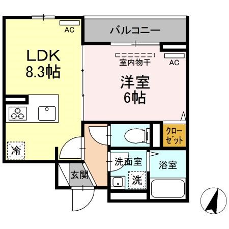 ルリアン谷中 間取り