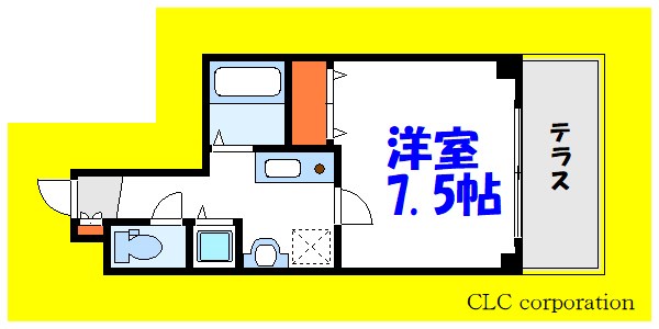 フォレストコートイースト 101号室 間取り