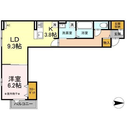 ラウレア六町 間取り