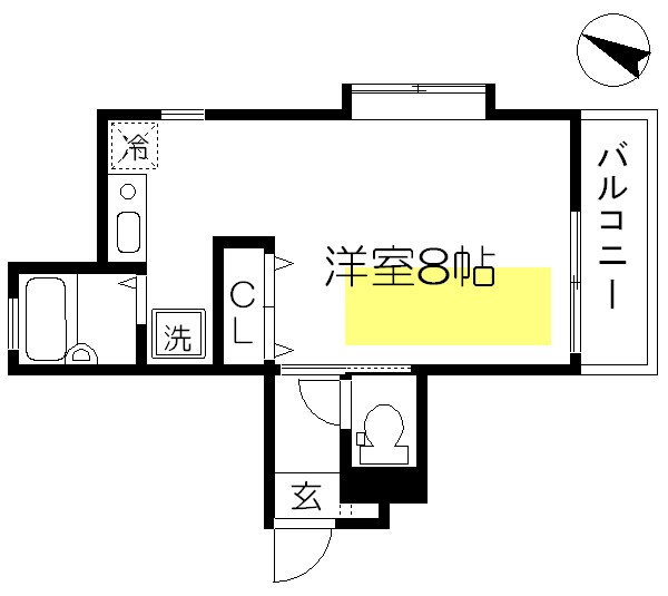 第三ホシノコーポ  間取り