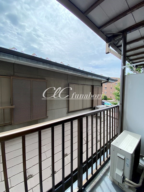 ハイツスガノ ベランダ