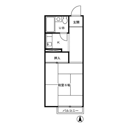 アルカキット葛西 間取り図