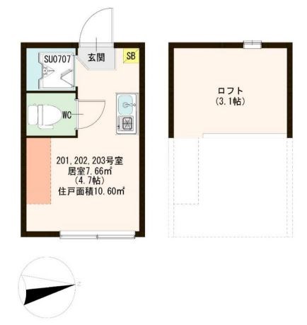 ルビーパレス 間取り図