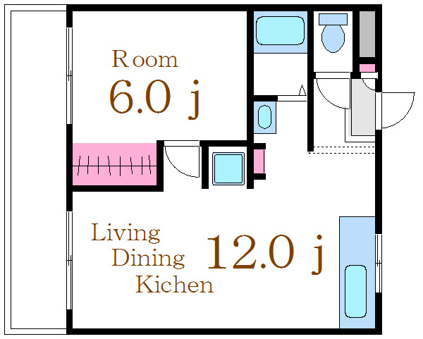 フローラ9 間取り図