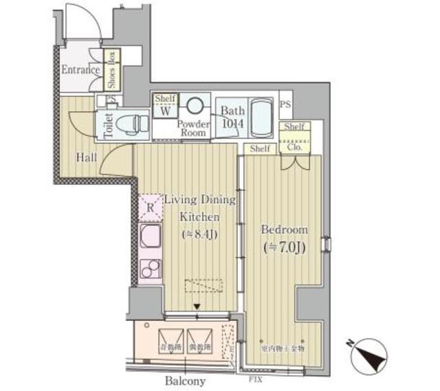 コルティーレ日本橋人形町  間取り