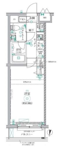 レアライズ新小岩 間取り図