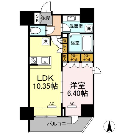 ホウエイコート秋葉原 間取り