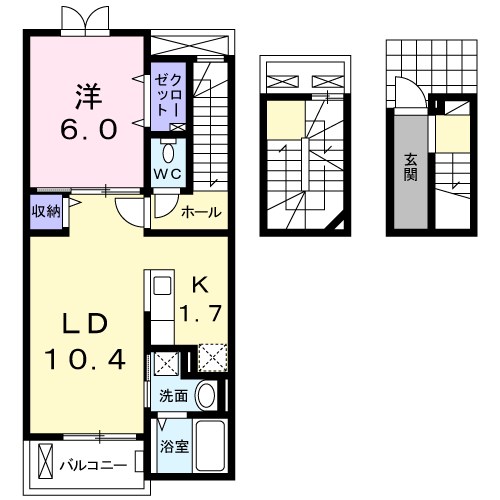 ゼルコバガーネットⅢ 間取り