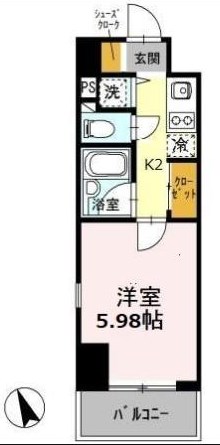 パークウェル門前仲町 間取り