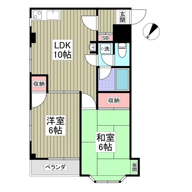 ロイヤルマンション綾瀬 間取り