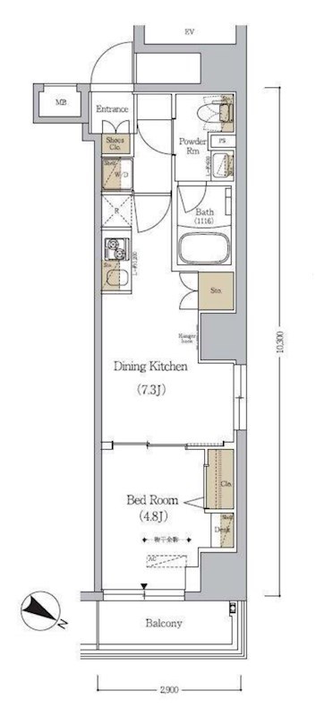 アーバネックス日本橋人形町  間取り