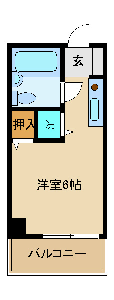 栗生ハイツ  間取り