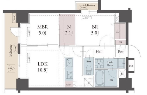 ラグゼナ町屋 間取り
