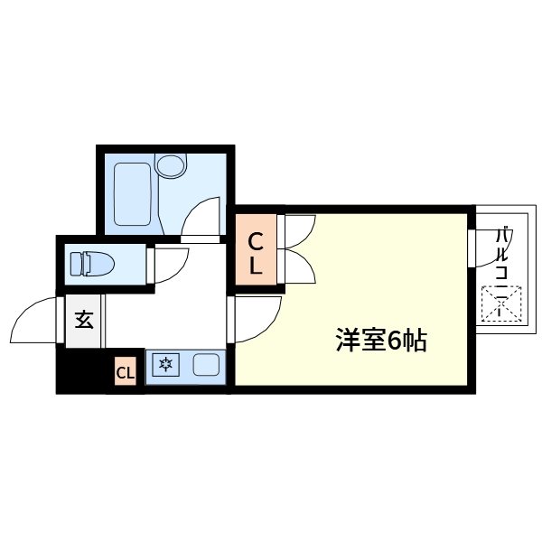 グリーンターフ南行徳 403号室 間取り