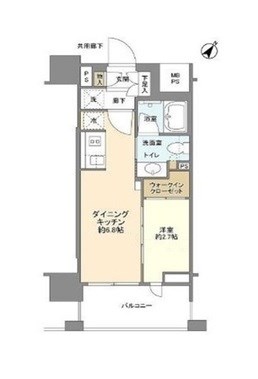 クレヴィア日本橋水天宮前　HAMACHO RESIDENCE 間取り