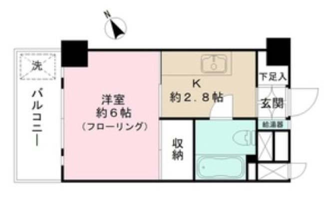 東陽町ハイホームＢ棟  間取り図