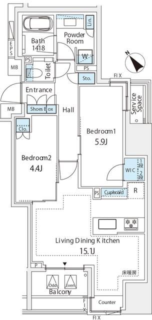 ミレアコート銀座プレミア 間取り