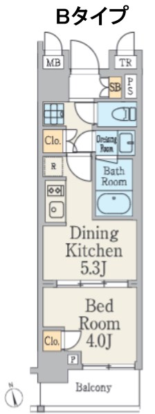 クレストコート町屋 間取り