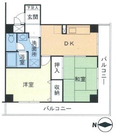 ノートス扇橋  間取り図