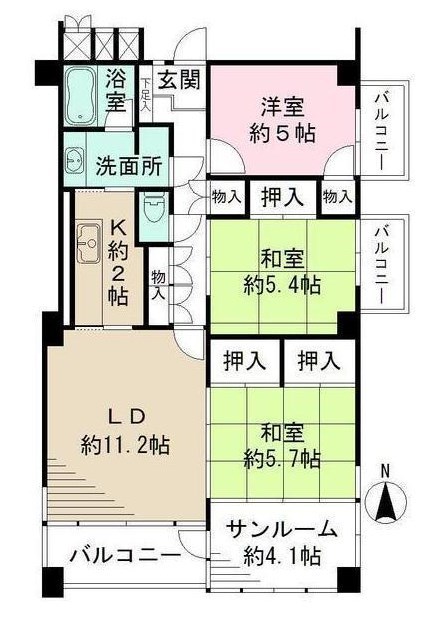 ザ・パークレックス東陽町  間取り