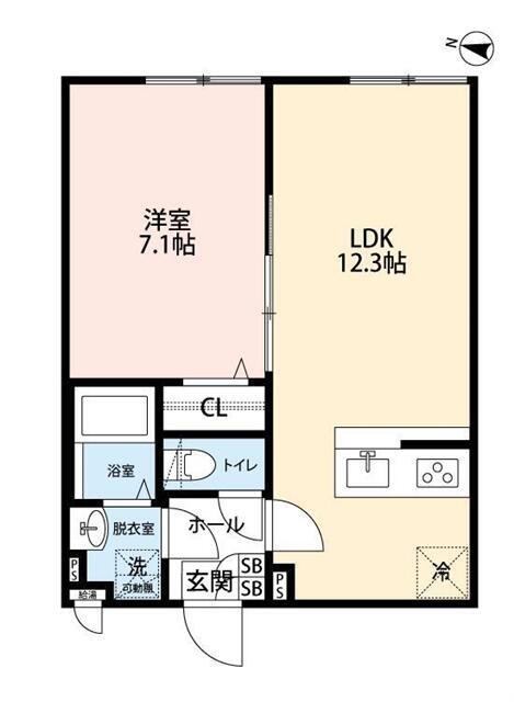 グランクオール五反野スカイ 間取り