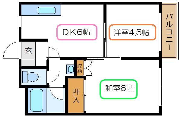 フローレンスナカムラ   間取り