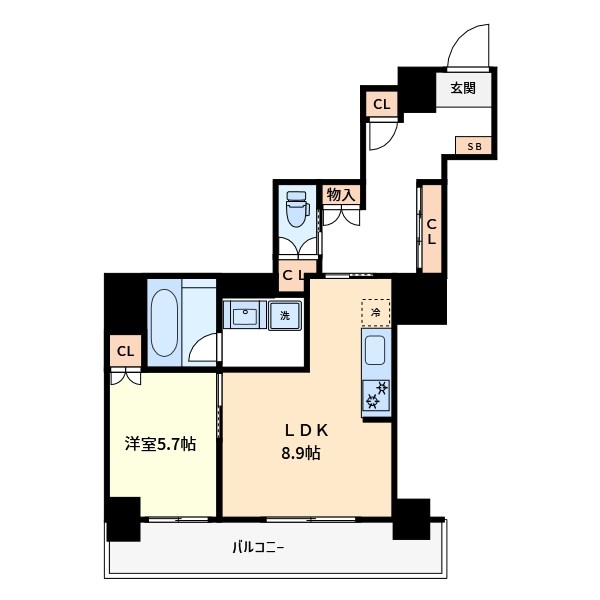 田中コーポラス  間取り