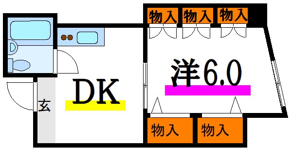 フラットビル  間取り