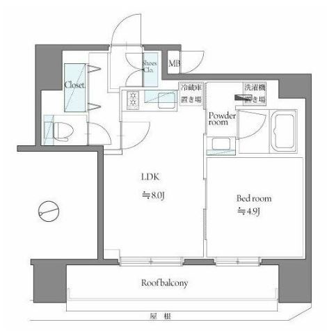 コンシェリア東京木場ステーションフロント 間取り