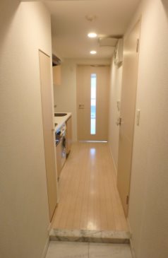 ドゥーエ新富町 玄関