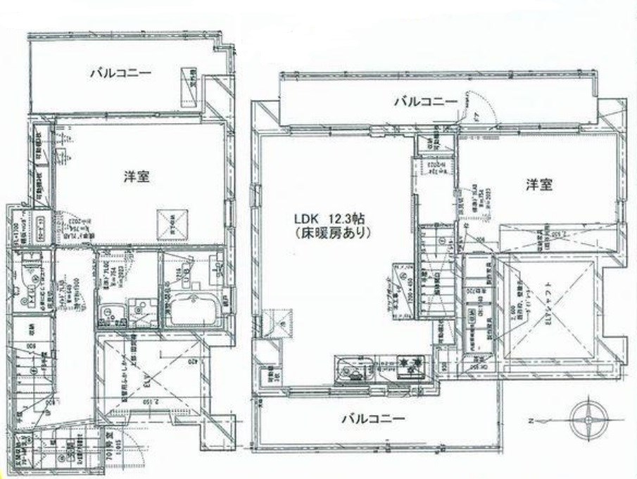 スリーリバーＭ  間取り