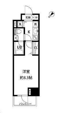 ルクレ日本橋馬喰町  間取り図
