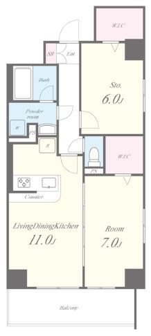 サクラテラス   間取り