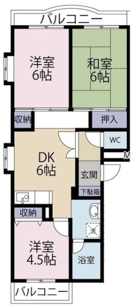 ガーデンタウンウェーブ 間取り図