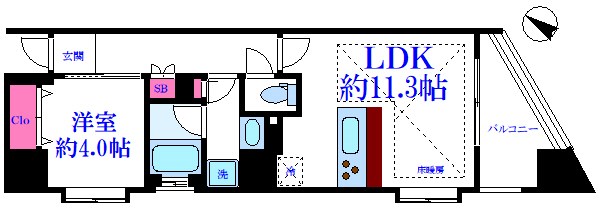 レックス日本橋水天宮プレミアタワー 間取り