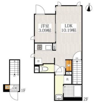 ＣＢ町屋ミルト 間取り