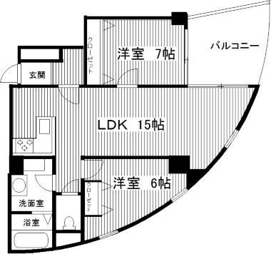 クリスタルタワー 間取り図