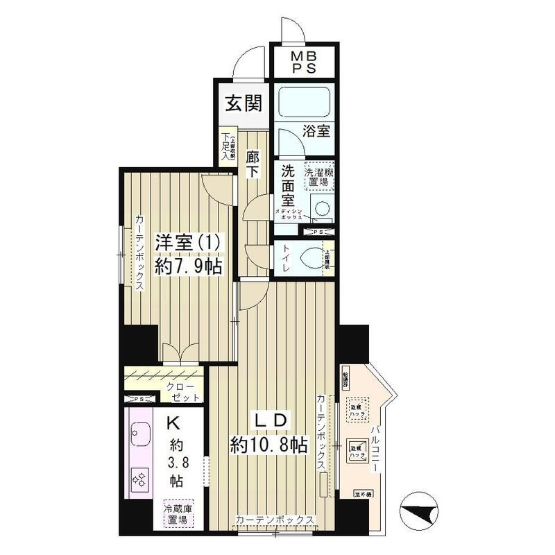 ハイクラッセ日本橋浜町 間取り