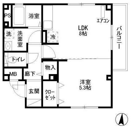 ルーチェ琴平 間取り図