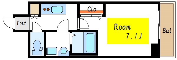エステムプラザＴＯＫＹＯ　ＲＩＳＥ  間取り