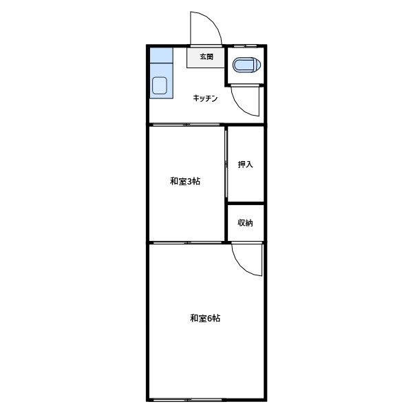 大内荘 間取り