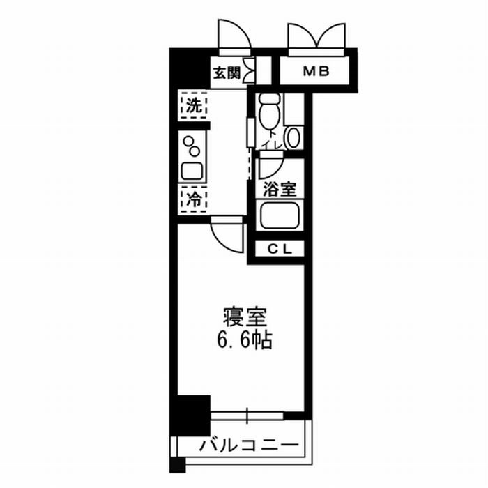 レジディア月島Ⅲ   間取り