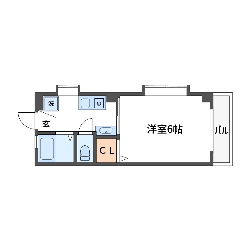 シャトーＳ&Ｔ  間取り