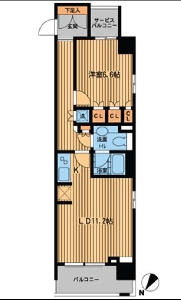 プライムアーバン日本橋横山町  間取り