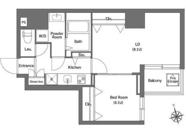 エルスタンザ浅草 間取り