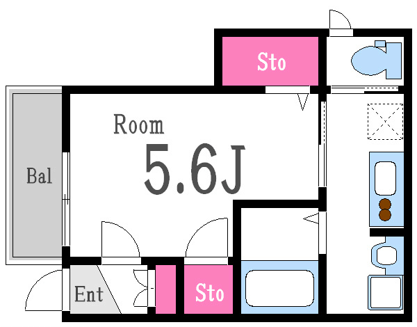 Loutus haruecho 101号室 間取り
