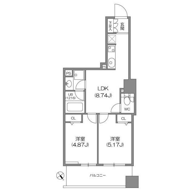ルクレ新川レジデンス 間取り