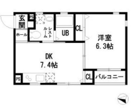 メゾン・ド・アジュール   間取り