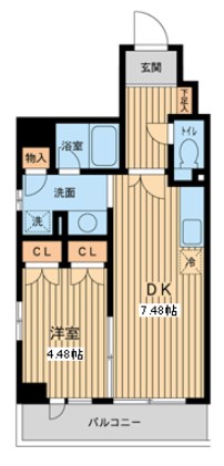 プロスペクト門前仲町 間取り
