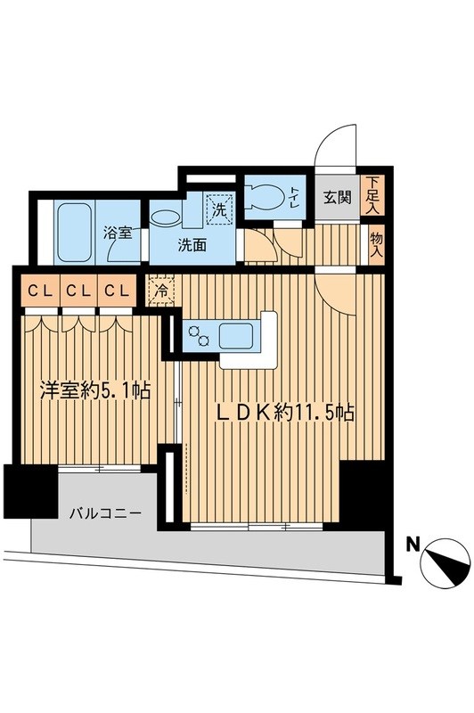 日本橋ファーストレジデンス  間取り図